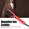 Hair Straightening Brush Negative Ion Combs AntiScald Heated Styling Brush