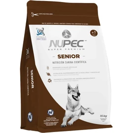 Nupec Comida para Perros, Senior, Sabor a Carne, 15 kg