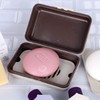 JPAR Portable Shampoo Bar Soap Storage Case White 2ea
