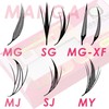 SEEDEW Eyelash Extensions Premade Fans, MIX8-15mm D Curl 0.07mm 12