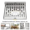 Corner Floor Drain L Shape Design Durable Stainless Steel Corrosion