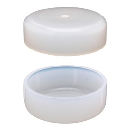 1-1/4" Deluxe Wrought Iron Patio Furniture Feet Glides, Round Plastic Chair Leg Caps, Floor Protector for Chairs, Pack of 25, White