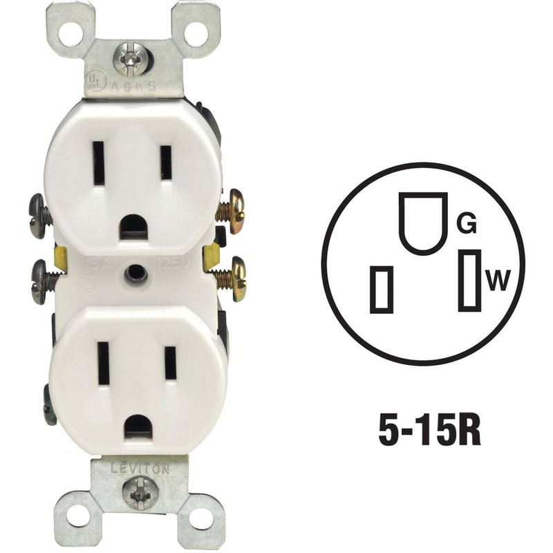 Leviton 102-5320-WSP Duplex Outlet