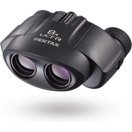 Pentax Binoculars UCF R 8x21, Live Sports Watching, Small Lightweight 7.4 oz (210 g), 8x Magnification, Premium Prism Bak4, Easy to See with Glasses, Sliding Eyepiece History Starting in 1938, 62239