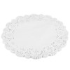 sourcing map 100 Pcs White Lace Paper Doilies 10.5 Inch