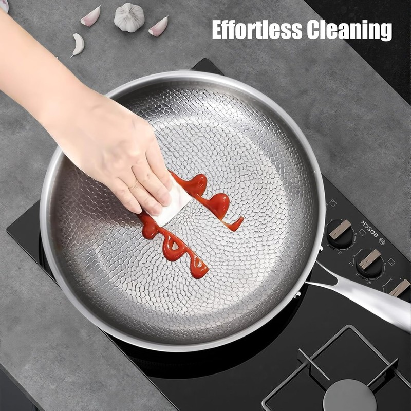 Cowenhey Titanium Pan with Hammer & Lid & Shovel, Titanium