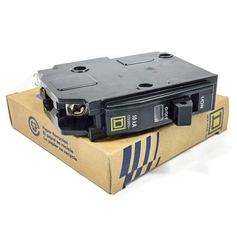 Square D QOB120 Bolt On Circuit Breaker, 20A, 1 Pole,
