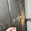 Door Latch - Self-Locking Gate Latch for Outdoor Fence, Black