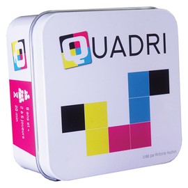 Pixie Games - Quadri - Jeu de Société et de Stratégie Pour Toute la Famille – Réalisez des Objectifs de Forme et Marquez des Points – 3 Modes de Jeu Possible - De 2 à 6 Joueurs - Français PIX1703