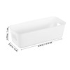 MAGICLULU 8Pcs Storage Basket Lightweight Plastic Storage Bins for Pantry