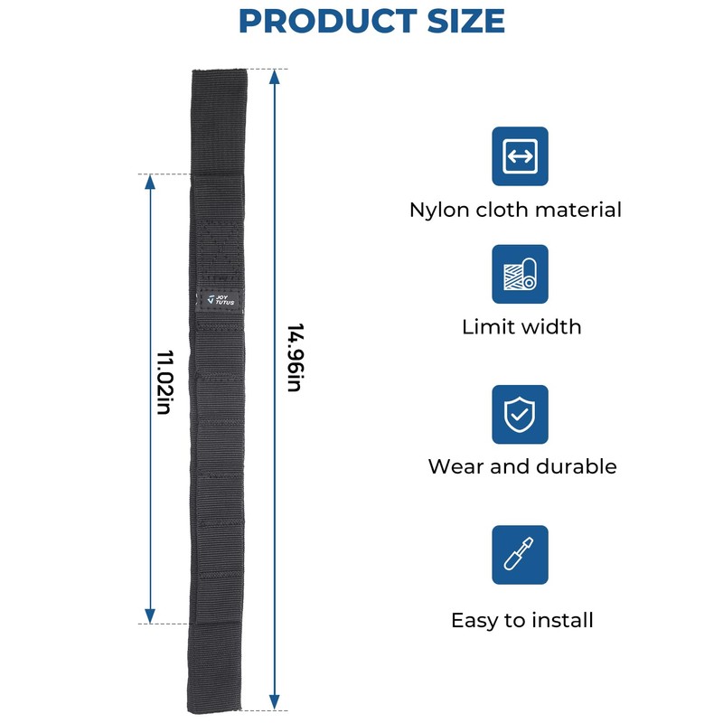 JOYTUTUS Door Limiting Straps Compatible with 1996-2026 Wrangler CJ YJ