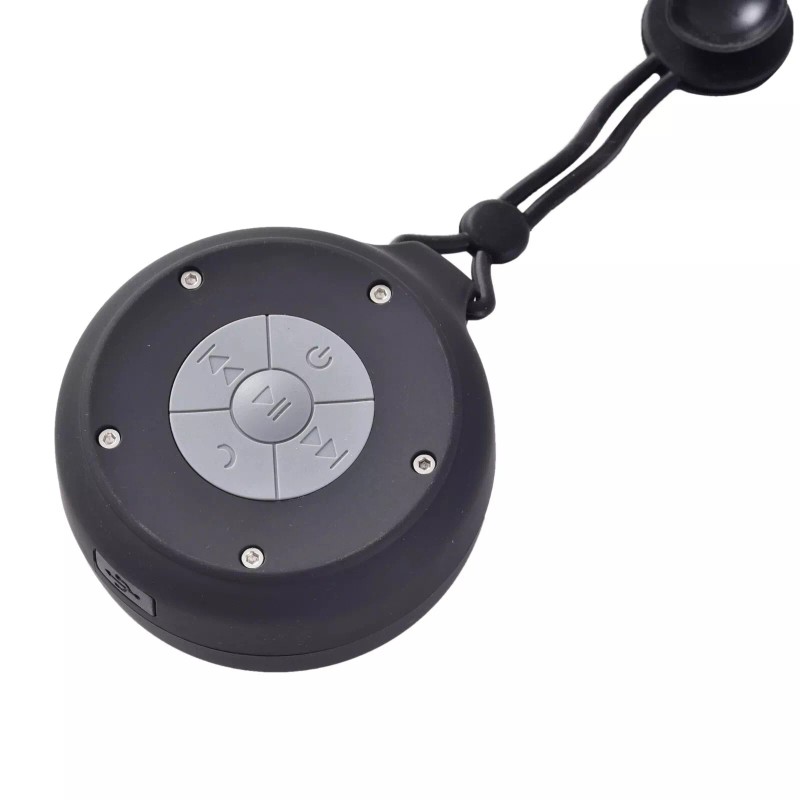 MAD Man Boomerang Waterproof Wireless Shower Speaker Black