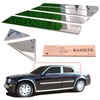 BASIKER Car Door Chrome Pillar Covers Trim Fit for 2005-2010