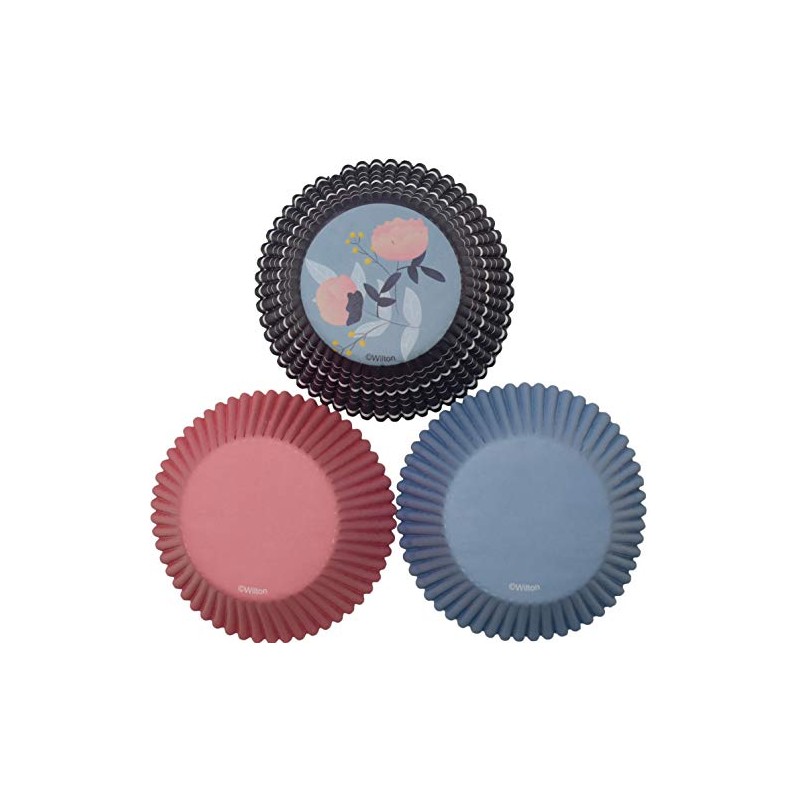 Wilton Baking Cups - 75 Count - Flowers & Pastel