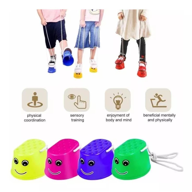 PMX Zancos Para Niños, Zancos Rosas 1 Par, Juguetes Didácticos