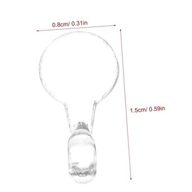 Gadpiparty 400pcs Jewelry Craft Bail Pads for Necklace Earring DIY Multi Use Glue Bails for Pendant Charms Reliable and Versatile Jewelry Making Accessories