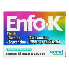 Enfo K, Suplemento Alimenticio, 30 Capsulas 0.642g Cu                                                                                                 