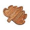 Godinger Leaf Acacia Wooden Serving Board 15" NEW