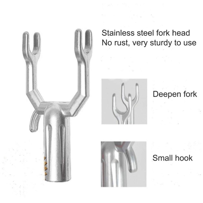 Long Reach Closet Pole with Hook 55" Long Reach Sticks