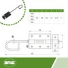 Amig - Overlap Pin | Door Latch | Heavy Duty