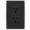 Leviton Onyx Black GFCI Outlet Kit 15A Renu