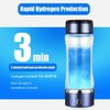 Lyaciomn Hydrogen Water Bottle, Hydrogen Water Generator, 420ML Portable Hydrogen