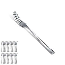 Evanda Dinner Forks Set of 24 Pieces, 18.3cm Stainless Steel Table Forks Cutlery Set for Home, Restaurant, Hotel, Dishwasher Safe