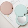 Pastel Portable Round Round Mini Mirror - White / 파스텔 휴대용 원형 둥근 미니 거울 - 화이트