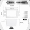 yeesport 50 Pcs Electrical Box Extenders, BE1-2 Electrical Outlet Box