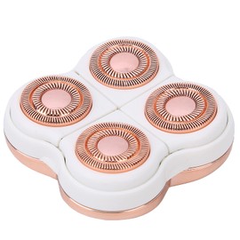 360‑Degree Floating Blade Curved Hair Remover Head Rose Gold Plated Replacement for Leg and Body Hair, Wonderful Replacement for Old or Broken Hair Remover Head, Wet and Dry Dual