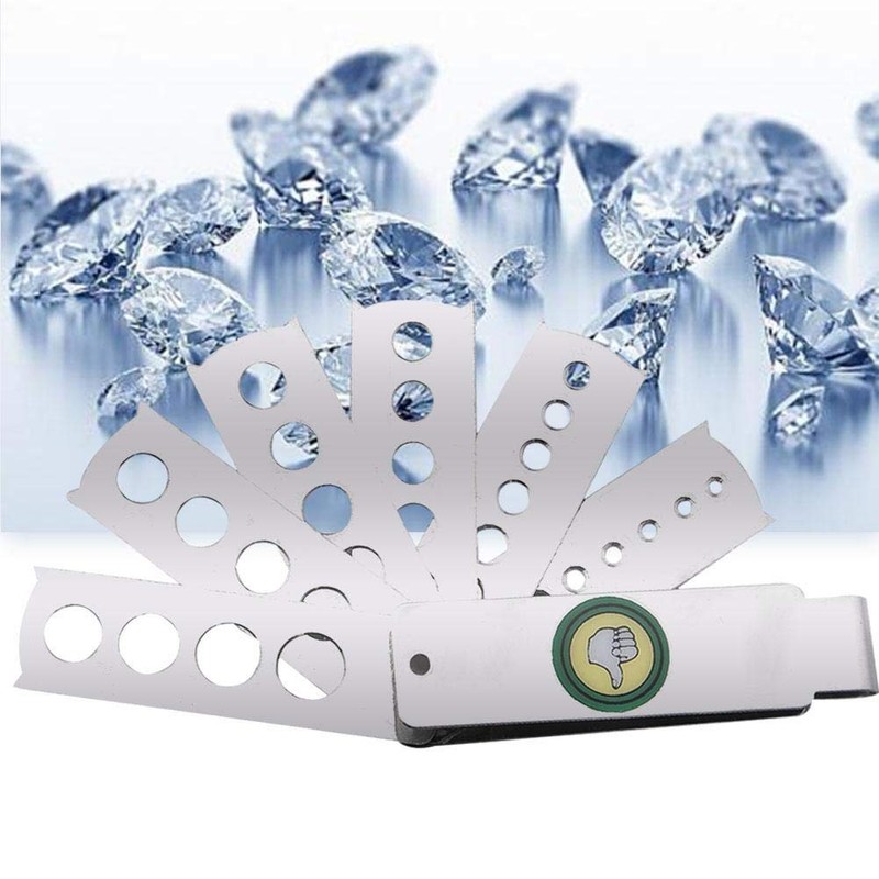 Gem Measuring Tool Jewelry Equipment Accessory Diamond Gem Fan Gauge