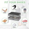 32 Pairs Shoe Organizer Under Bed, Underbed Shoe Storage Boxes