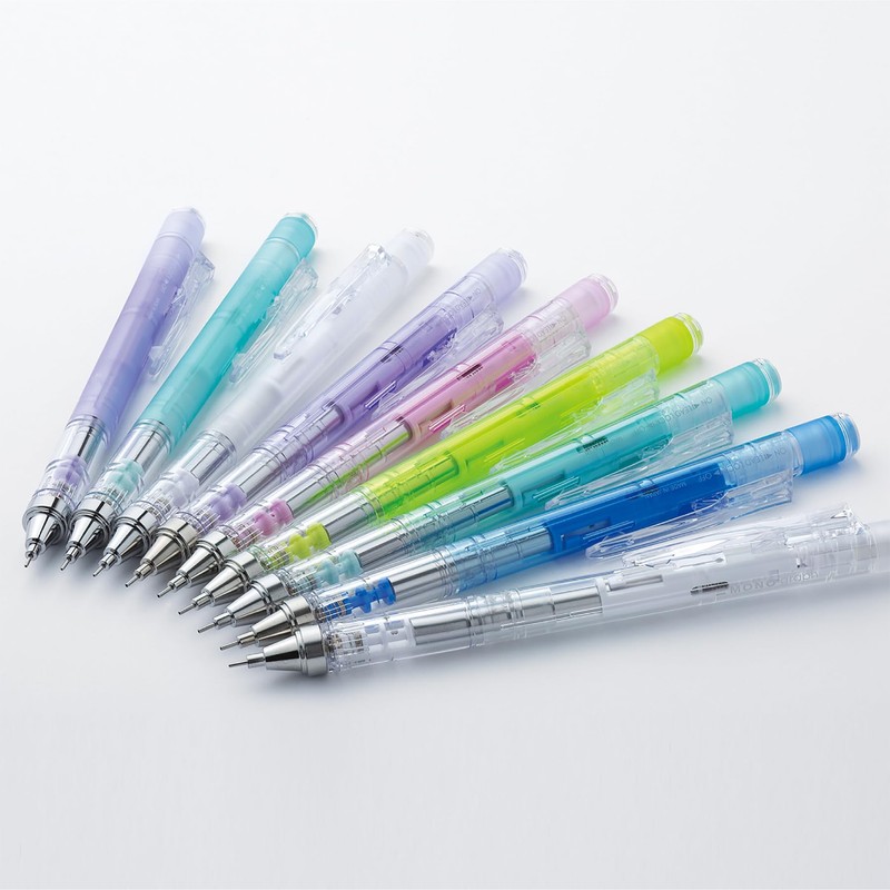 Tombow PPA-241F Mechanical Pencil Monograph 0.5mm MONO Eraser Set, Clear