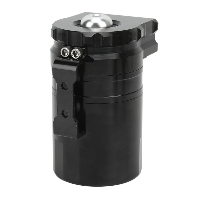 Car Oil Catch Can Internal Baffle Dual Chamber Filter Aluminium