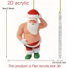 Unbranded Sexy Santa Claus Saint Nick 2D Flat Acrylic Christmas