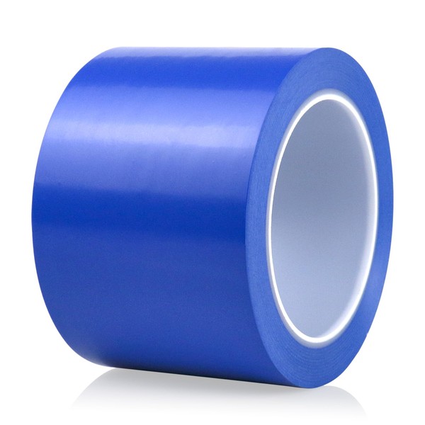 BOMEI PACK 76 mm x 33 m Warning Tape Blue