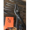 Zinn Forge Blacksmith Tongs- 12”- Universal- Multipurpose- Forging Tool- Hand