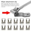 10PCS Windshield Wiper Linkage Motor Rods Repair Clip Kit Windscreen