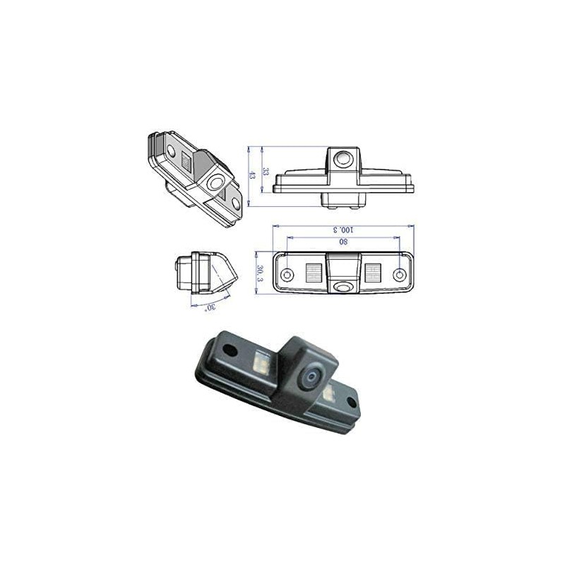 WEEVOO CCD Chip Car Back Up Rear View Reverse Reversing