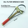 EJYTRVT Oil Filter Wrench Removal Tool Heavy Duty Adjustable Strap