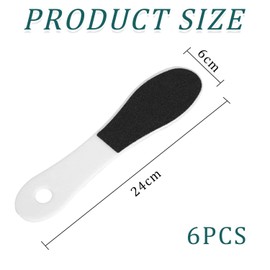 6 Pieces of Double-Sided Foot File, Pedicure Tools, Dead Skin Remover, Foot Scrub, Foot Care Supplies.