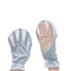 DEVENTORZ UV Protection Hand Cover, Loose Fit, Unisex, Back of Hand, Short Length, Sun Protection, UV Protection, UPF 50+, Breathable Mesh, 99% UV Protection, Sweat Absorbent, Quick Drying, Cool