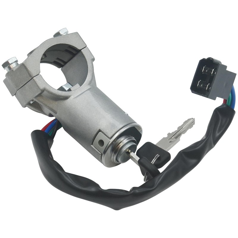 Kalunfex Neiman Steering Wheel Lock Start Switch with 2 Keys