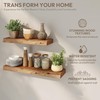 Marsmiles 36 inch Floating Shelves for Wall Elm Wood Live