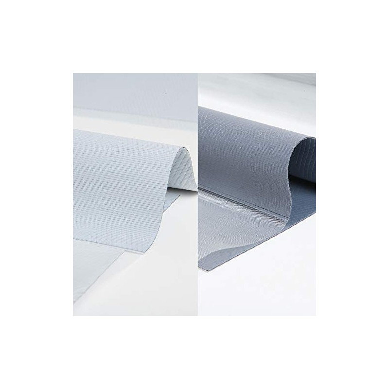 Yoolax Motorized Custom Zebra Blinds Dual Layer Sheer Shades Fabric