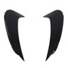 Pair of Rear Bumper Air Vent Spoiler Splitter Glossy Black
