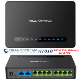 Grandstream HT818 VoIP Gateway with 8 FXS Gigabit NAT Router