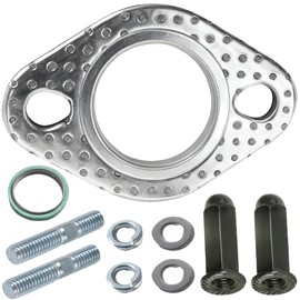 BOLOJAU Exhaust Bolts Nuts and Gasket Set for GY6 GMB139 Engine 50cc 70cc 90cc 110cc 125cc 150cc 2-Stroke Scooter ATVs Go Karts Mopeds Quads Buggies for Yamaha for Taotao for Sunl for Coolster