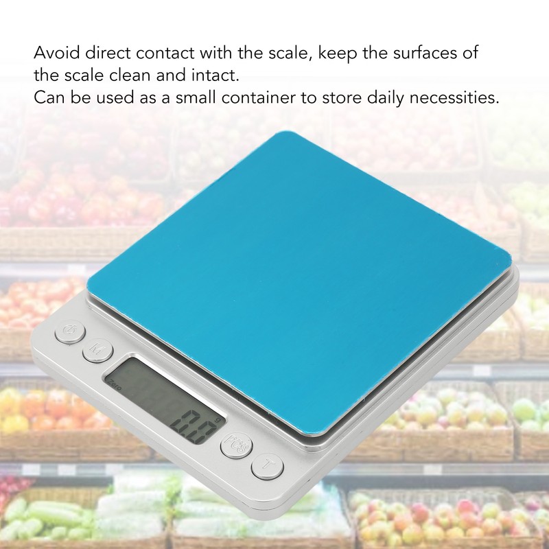 Digital Kitchen Scale Electronic Food Scale 0.1g Accuracy Stainless Steel