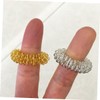 Healvian 9pcs Lightweight Acupressure Massage Ring Massager for Finger Fatigue